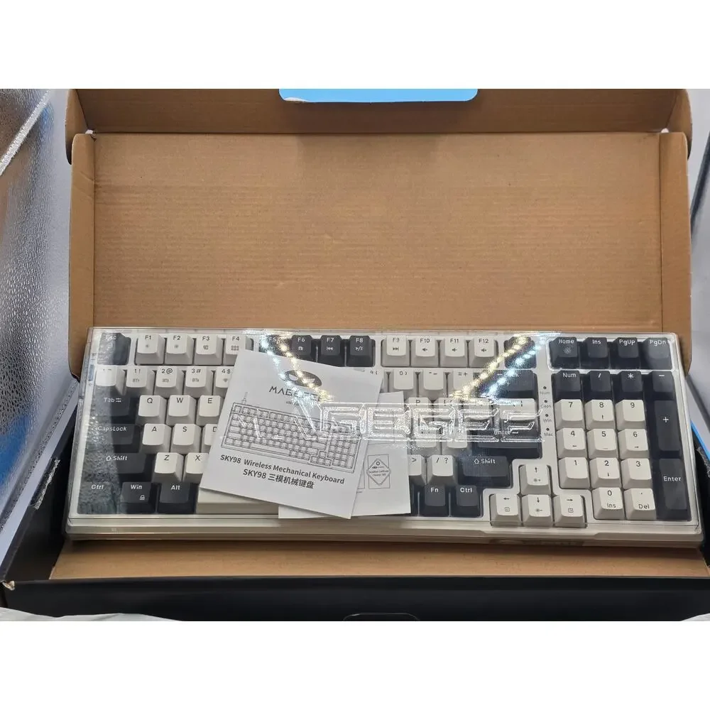 MageGee SKY98 Wireless Mechanical Keyboard 96% RGB Hot Swap Tri-Mode